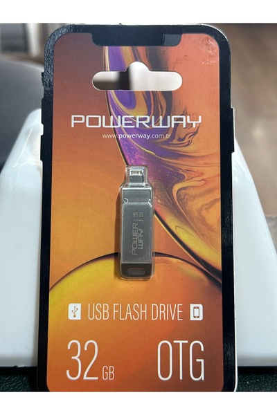 POWERWAY Flash Bellek ios Cihaz Uyumlu Yedekleme 32 gb