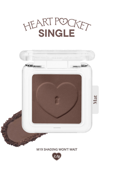 PERIPERA Kişiselleştirilebilir Mat Tekli Far Heart Pocket Single (M19 Shading...