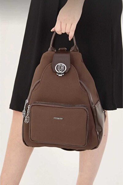 CRESSBERRY Women's Backpack Multi-Compartment Zippered Daily Stylish Design S...