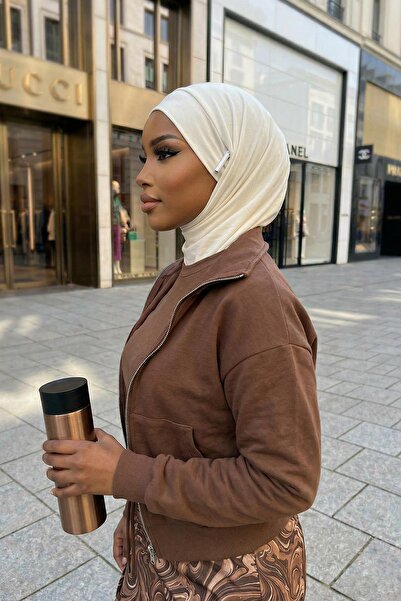 Aisha's Design Pamučni džersej Bonnet sa funkcijom pokrivanja vrata i ulazom ...