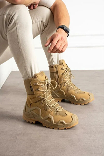 SINGLE SWORD Fermuarlı Outdoor Kadın&Erkek Taktik Askeri Bot ve Postal 4 Mevs...