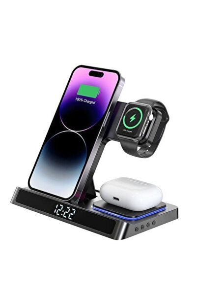 WIWU Wi-W006 Power Air 5-in-1 Wireless Charger Station – Fast Charging Dock –...