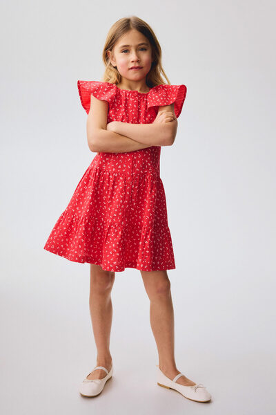 H&M Katlı Gofre Elbise