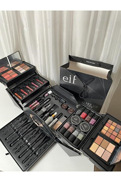 eif شنطة مكياج e.i.f الاحترافية: بكج مكياج متكامل للعرايس يحتوي على أرواج وظل...