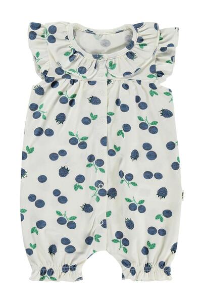 Civil Baby Salopetă cu imprimeu cu fructe 6-18 luni - Ecru 9-12 luni