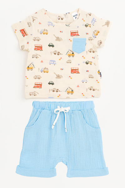 Mod Kids Children's tracksuit for children, trousers, cotton t-shirt, size 86...