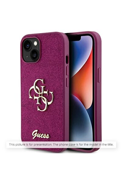 Guess Θήκη για Samsung Galaxy S26 Plus, Glitter Triangle Logo MagSafe, Ματζέντα