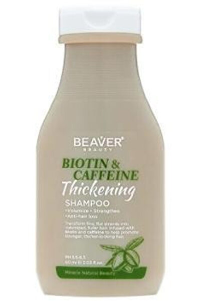Beaver Strengthening shampoo with Biotin and Caffeine 60 ml