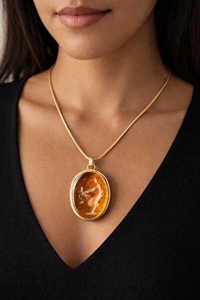 Shoporatr FGN Atölye 925 Ayar Gümüş Altın Kaplama Anne ve Bebek Figürlü El Oy...