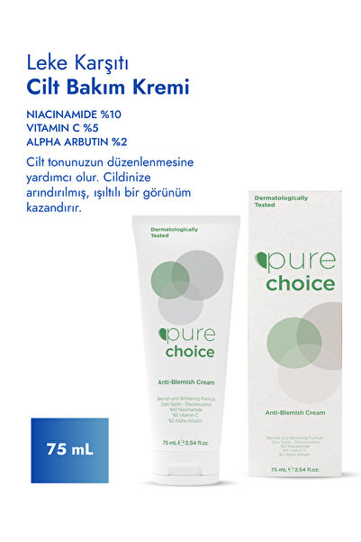 Pure Choice Leke Karşıtı ve Cilt Tonu Eşitleyici Bakım Seti – (Lekelere Veda)