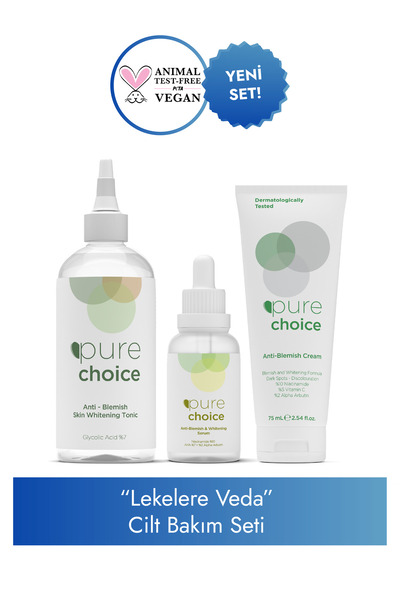 Pure Choice “Lekelere Veda” Cilt Bakım Seti