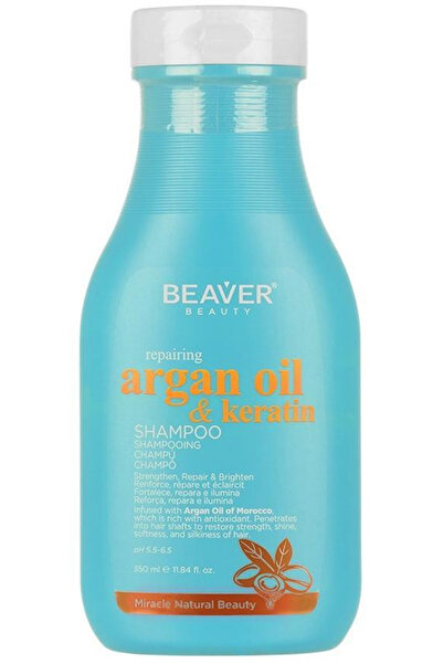 Beaver Balsam reparator cu argan si keratina 350 ml