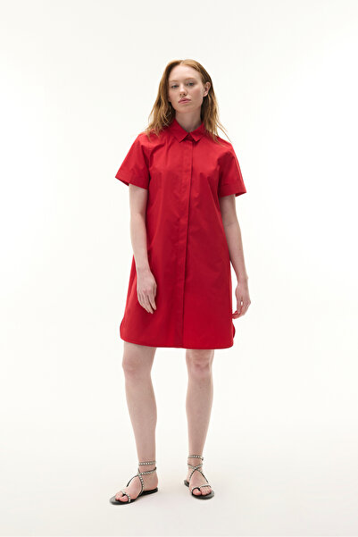 Mudo Short Sleeve Mini Shirt Dress