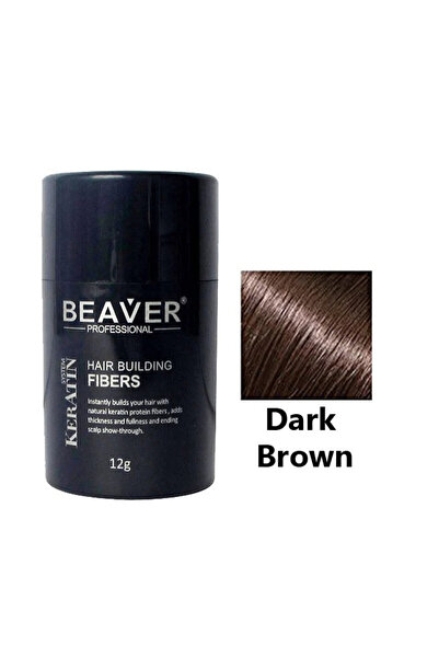 Beaver Dark brown hair fiber powder 12g