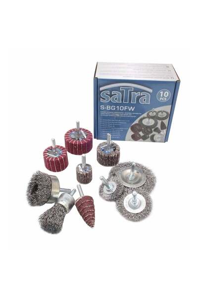 GLOBAL TOOLS SET 10 PERII SARMA SI DISC LAMELAR PENTRU POLIZARE/CURATARE META...