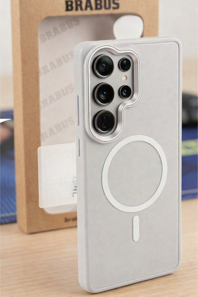 Brabus Samsung S26 Ultra Compatible Magsafe Enabled Hard Phone Case -D Shock-...