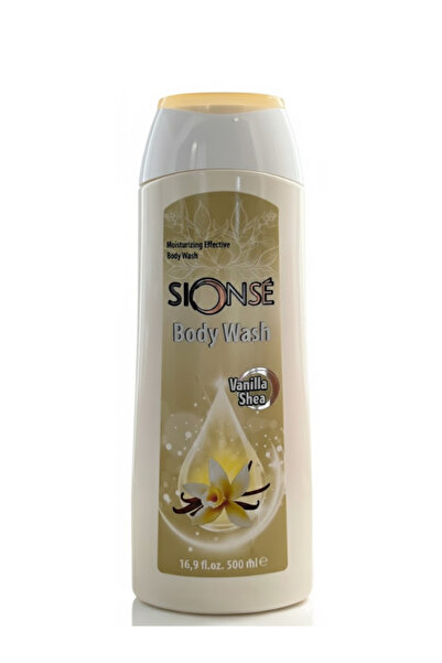 sionse Vanilla Shea Body Wash 500 ml – Gentle Cleansing & Warm Vanilla Fragrance