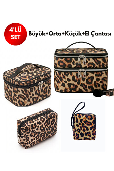 NS reliable 4-комплектний набір косметичних та макіяжних сумок для подорожей ...