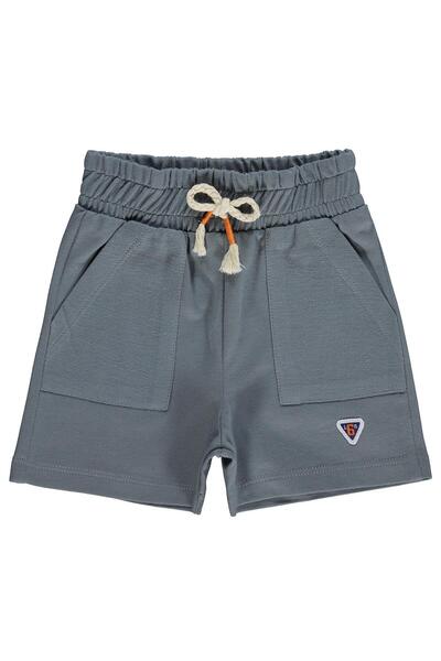 Civil Boys Double Pocketed 2-5 Years Old Shorts - Gray 5-6 Years Old