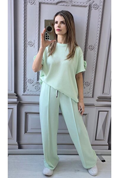 GLAMSI Women's set of pants and t-shirt with Patterned