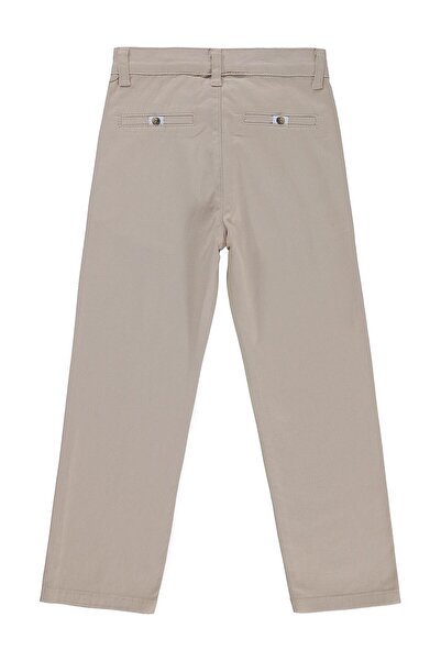 Pierre Cardin Pantaloni cu etichetă PC pentru copii 6-9 ani - Bej 6-7 ani