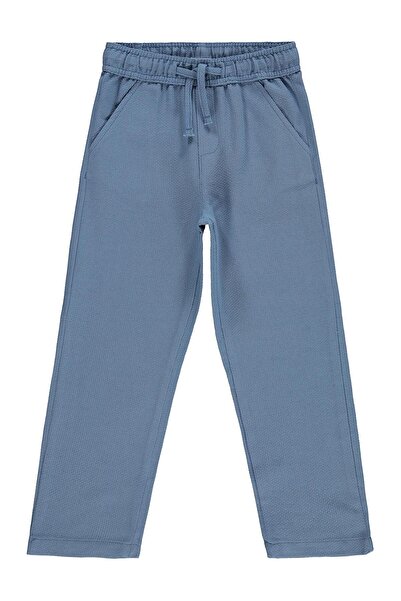 Civil Boys Dobby Chino Pants for Ages 10-13 - Blue for Ages 10-11