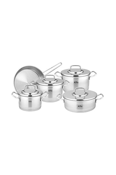 Astra ALFA PREMIUM Turkish Stainless Steel 9 Set