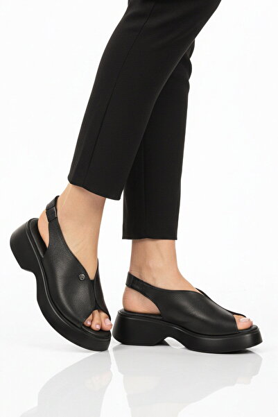 Pierre Cardin Black Women's Daily Heels Sandals Pc-7390 Z