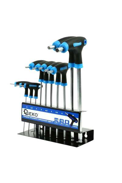 GEKO SET CHEI IMBUS CU MANER T H2-H10 10 PIESE