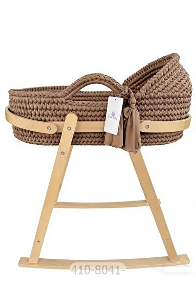 Mini Baby Knitted Moses Basket (without hood)