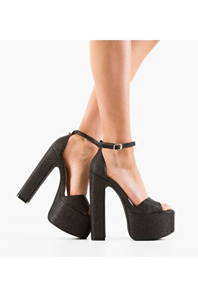 BENOTTİ Sandale cu toc Vlandia negre