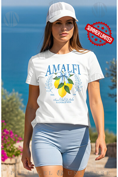PARUNIV Tricou AMALFI La Dolce Vita, Mediterranean, Summer Limited