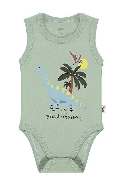 Civil Baby Tiranozor cu imprimeu 3-36 luni cu sistem de prindere cu capse - K...