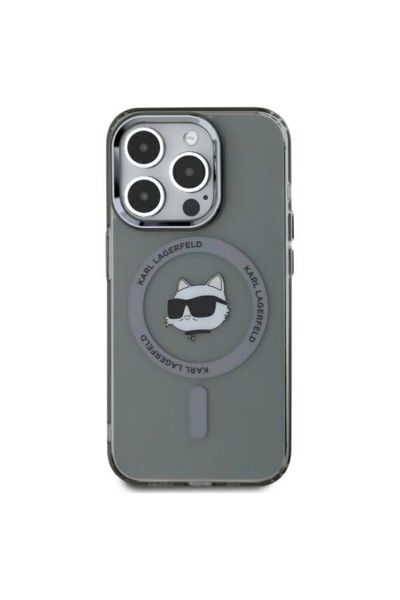 Karl Lagerfeld Θήκη Choupette MagSafe για iPhone 15 Pro Max - Μαύρη