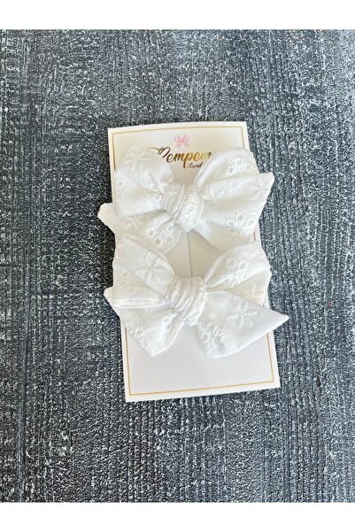 pempem bandana Дівчача 2-комплектна велика застібка-кліпса з базовим візерунком