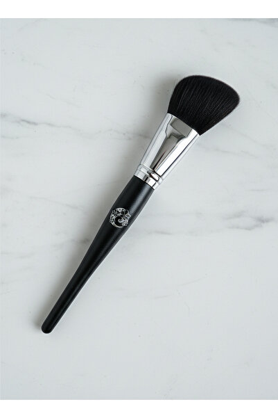 Yallabena ✨ فرشاة كونتور وبلاشر احترافية بزاوية جانبية - مصنوعة من صوف الفاخر...