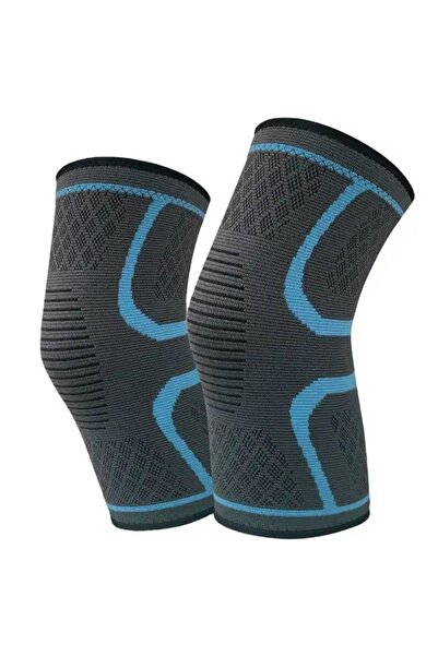 zola Σετ 2 εύκαμπτων επιγονατίδων, από ύφασμα spandex, μέγεθος L, περιφέρεια ...