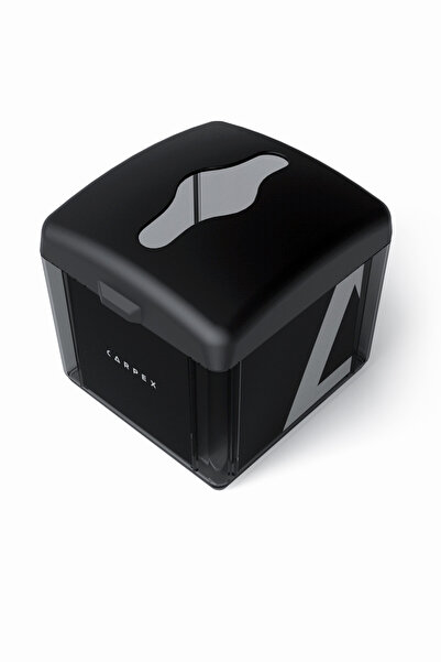 Carpex Üstten Çekmeli Peçete Dispenseri Siyah