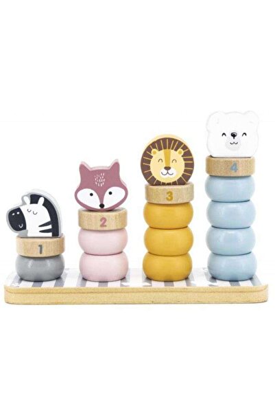 New Classic Toys Joc de numărare și stivuire a animalelor PolarB