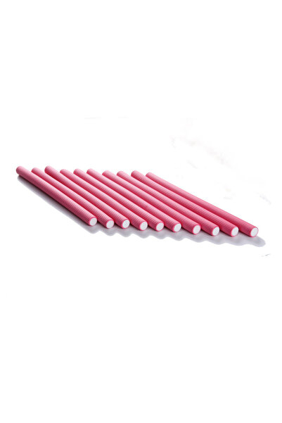 Ihair Keratin Flexible pink curlers 1.6*23cm 10 pcs
