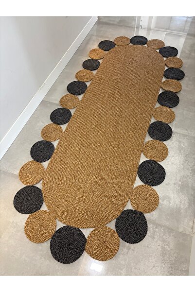 MaVaux Natura Nil Serisi Cookie Model – El Örgüsü Hasır Görünümlü Modern Salo...