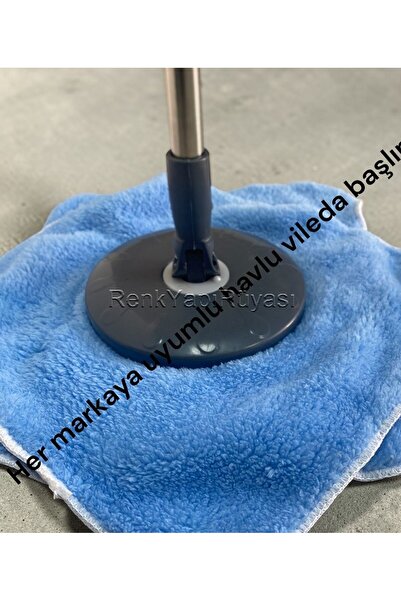 RENK YAPI RÜYASI Cap de mop cu prosop rotativ la 360 de grade, compatibil cu ...