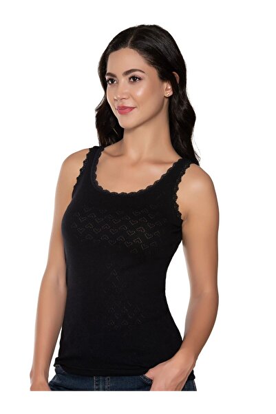 GÜMÜŞ 3081 Γυναικείο Αθλητικό Τοπ Ζακάρ με Φαρδιά Τιράντες, Συσκευασία 6 τεμα...