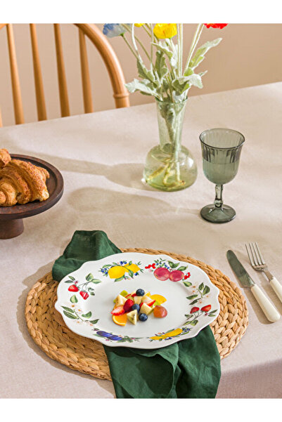 LC Waikiki ESVAB • Modern & Seçkin Baskılı Porselen Servis Tabağı 27 cm