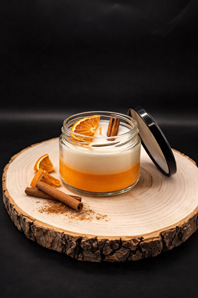 CandleCastCreation Maison Gourmand – Amber Citrus Kokulu Dekoratif Mum