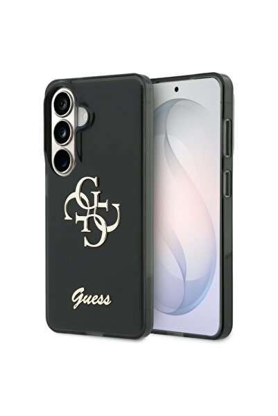Guess Case for Samsung Galaxy S26, IML Big Metal 4G Script, Black