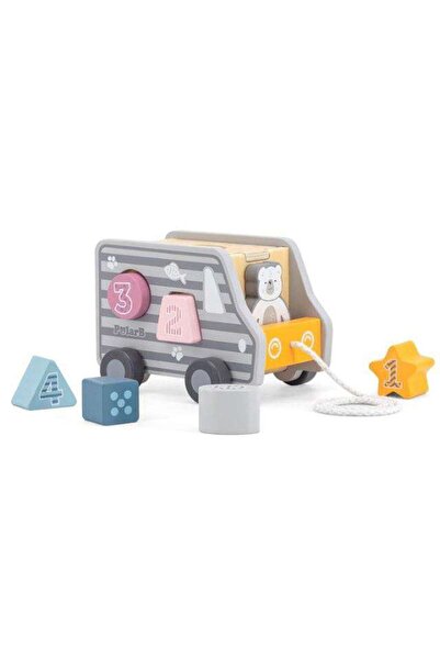 New Classic Toys Jucărie de sortare a formelor geometrice, camion PolarB