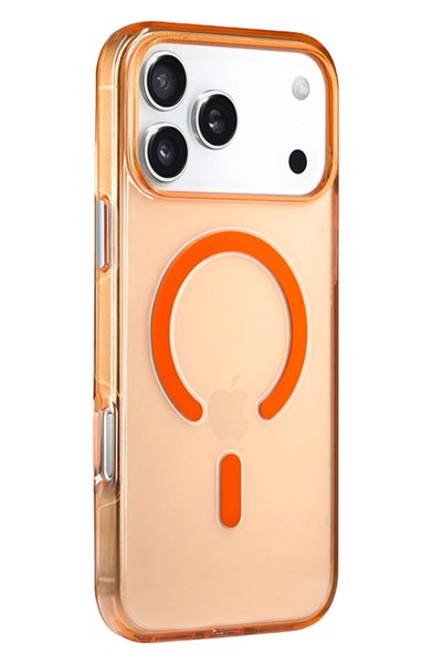 Fuchsia غطاء HBC-365 Bryce Magneticsafe متوافق مع iPhone 17 Pro - برتقالي