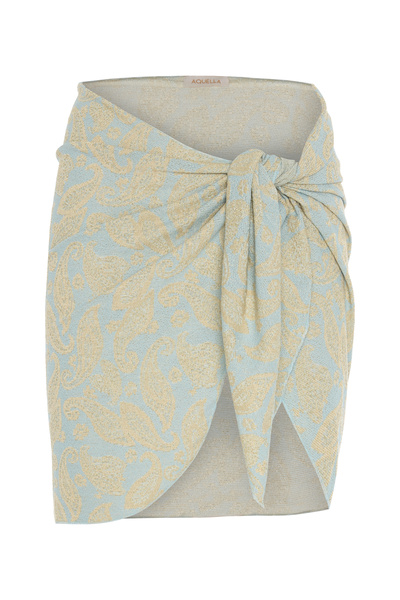 AQUELLA Žakard Sa šljokicama Bebi plavi pareo