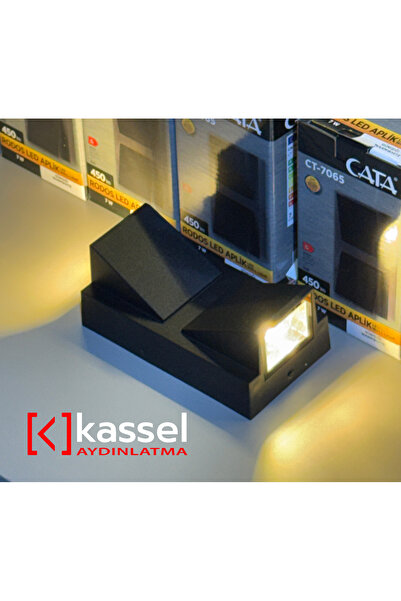 KASSEL AYDINLATMA CATA 7W Modern Duvar Led Aplik Gün Işığı Çift Yön Dış Mekan...